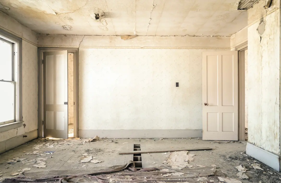 Waste disposal crew managing a cleanout project in Perry Heights